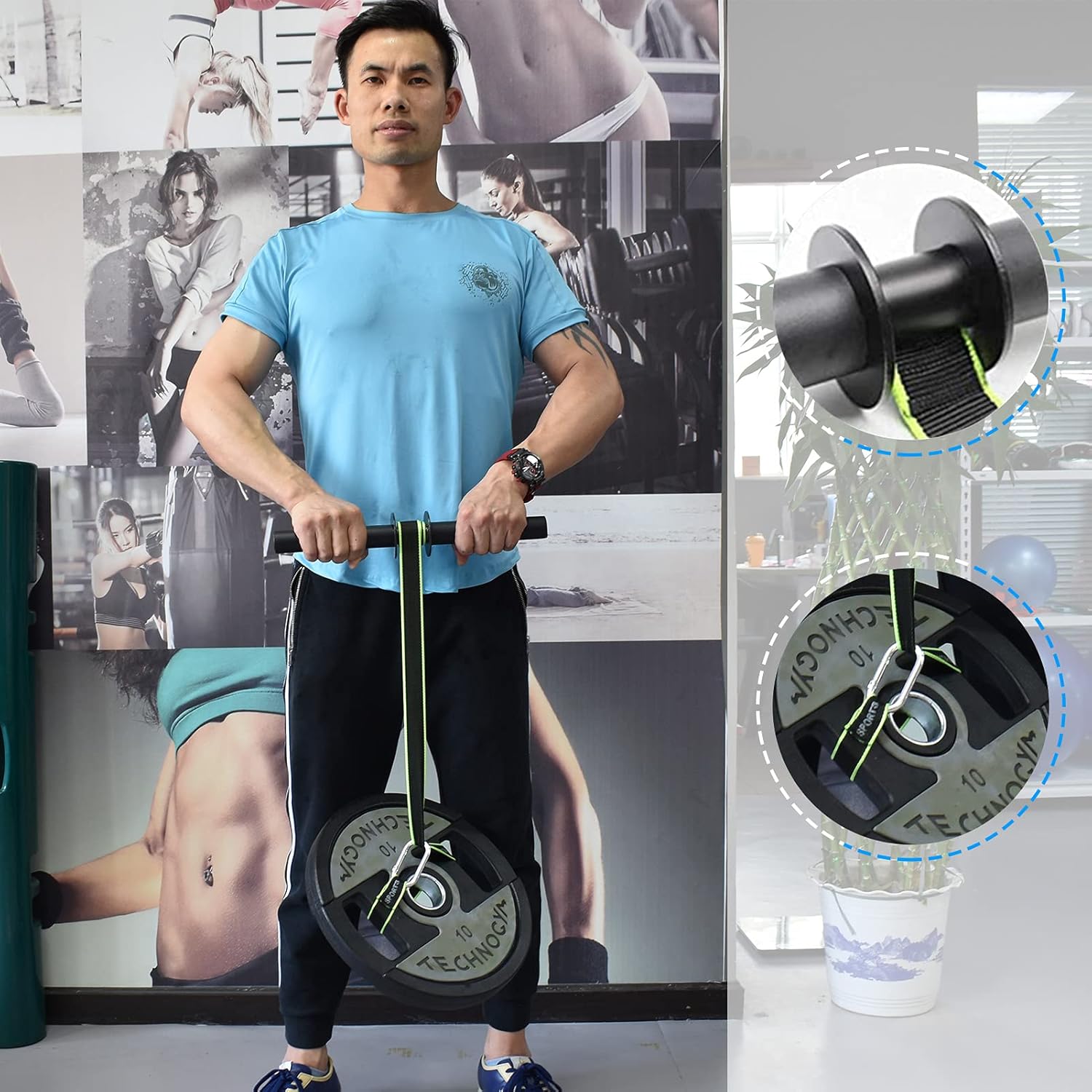 Forearm Wrist Roller Fitness Blaster