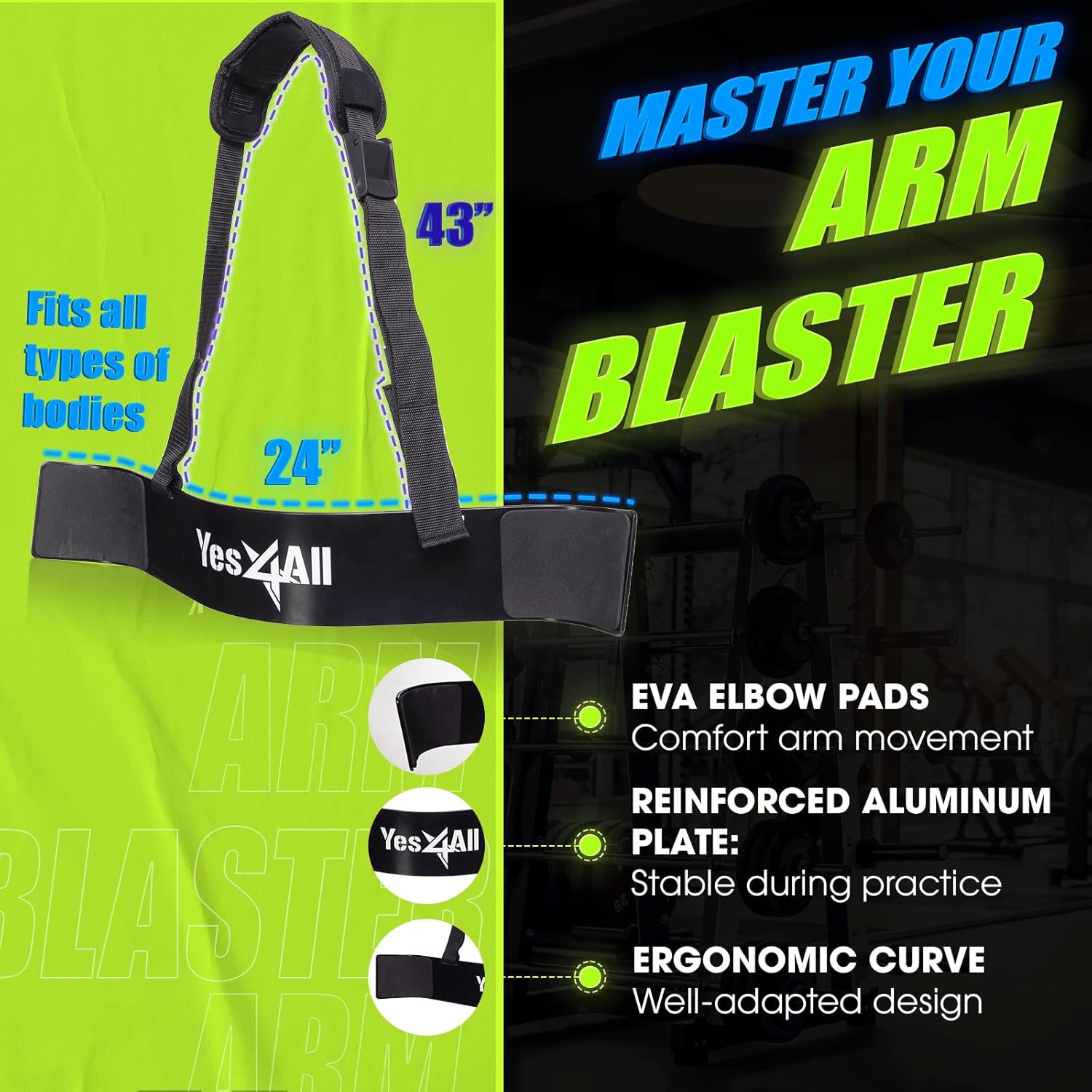 Arm Blaster for Biceps & Triceps 