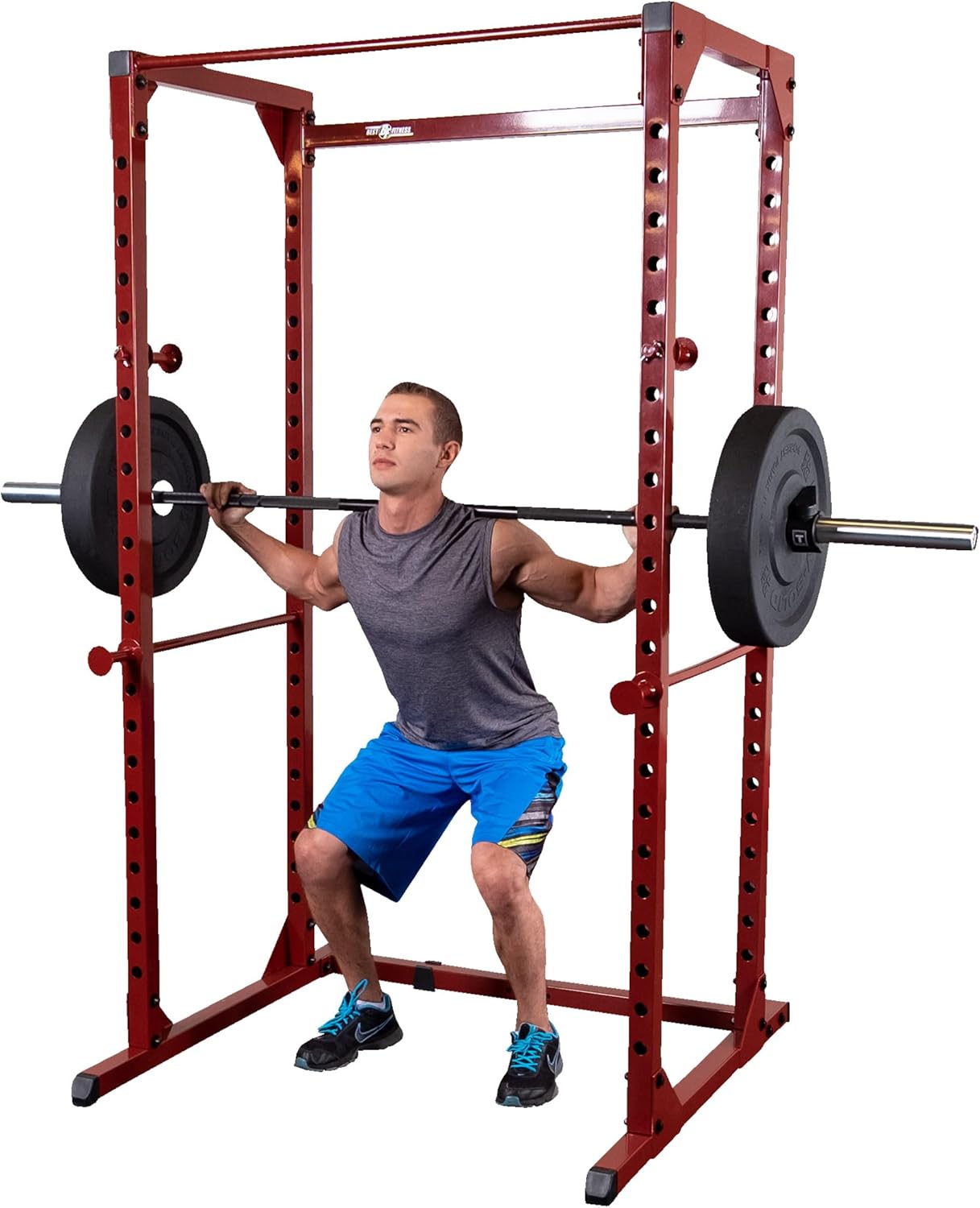 Fitness Power Rack Red