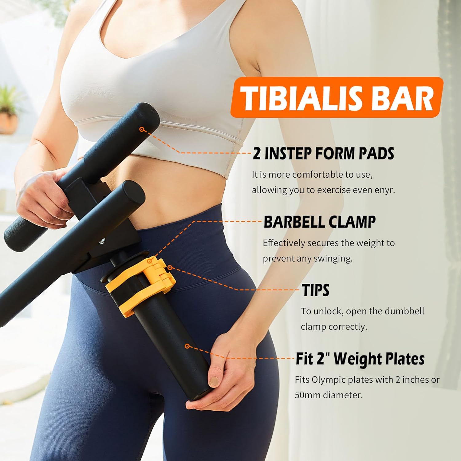 Tibialis Trainer Tib Bar Raise Machine Exercise Equipment