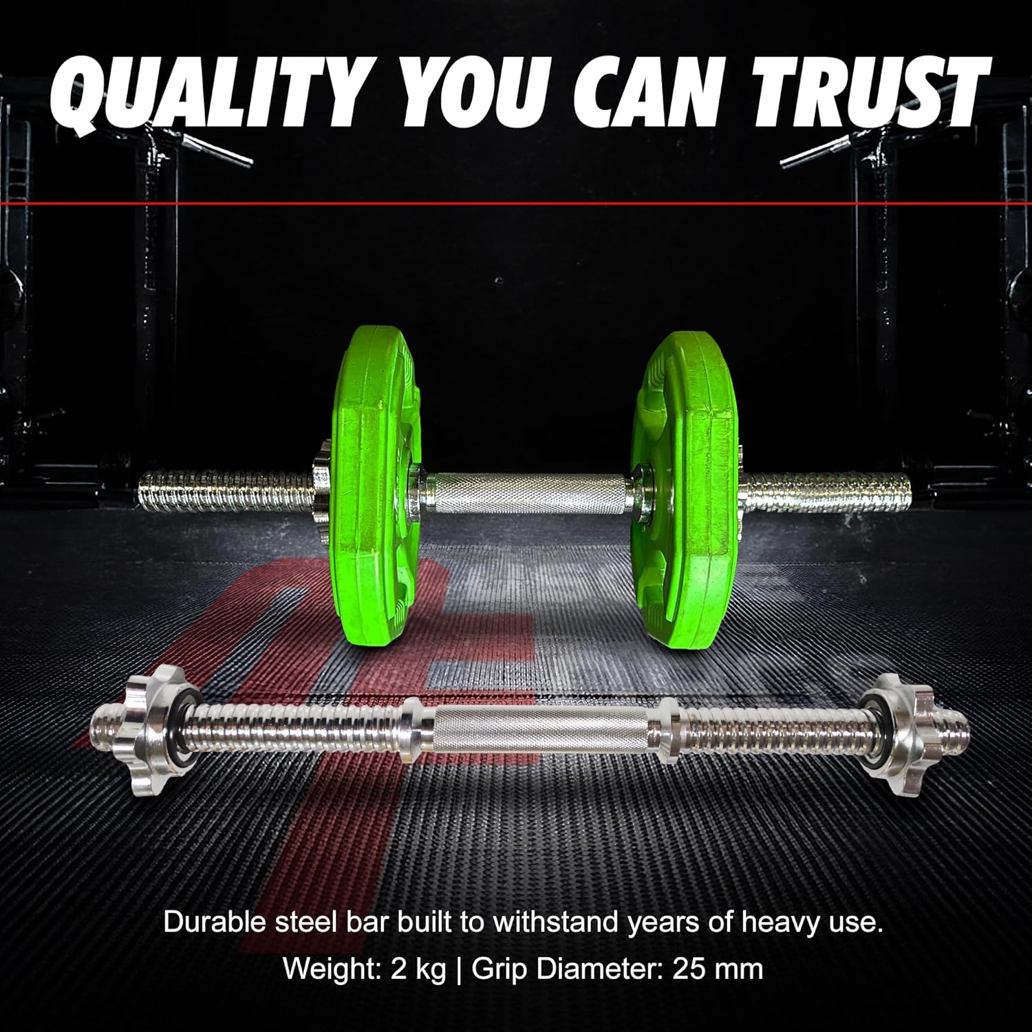 Dumbbell Bar 45cm Long 