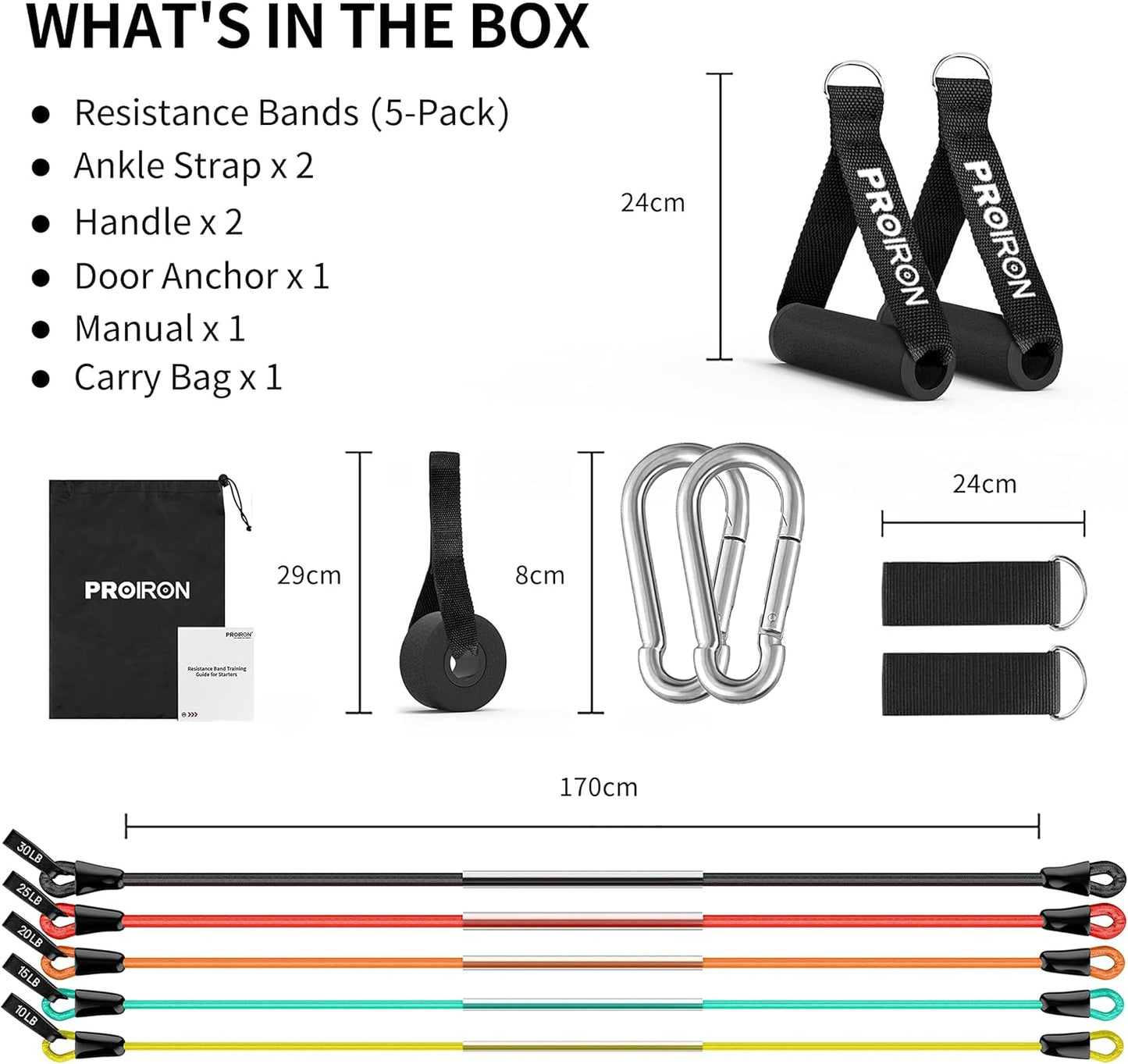 Resistance Bands Set 14 Pieces 