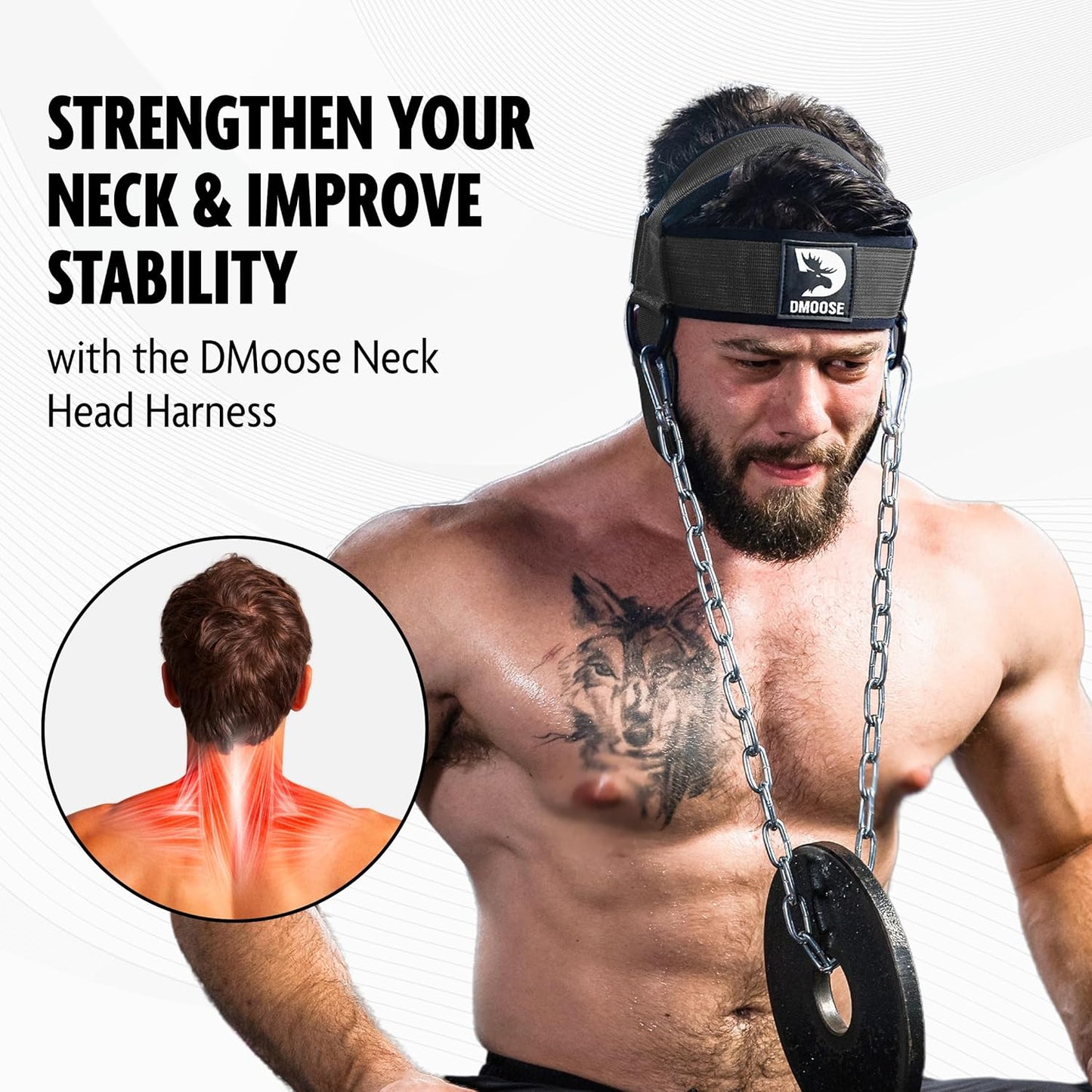 Neck Harness for Weight Lifting