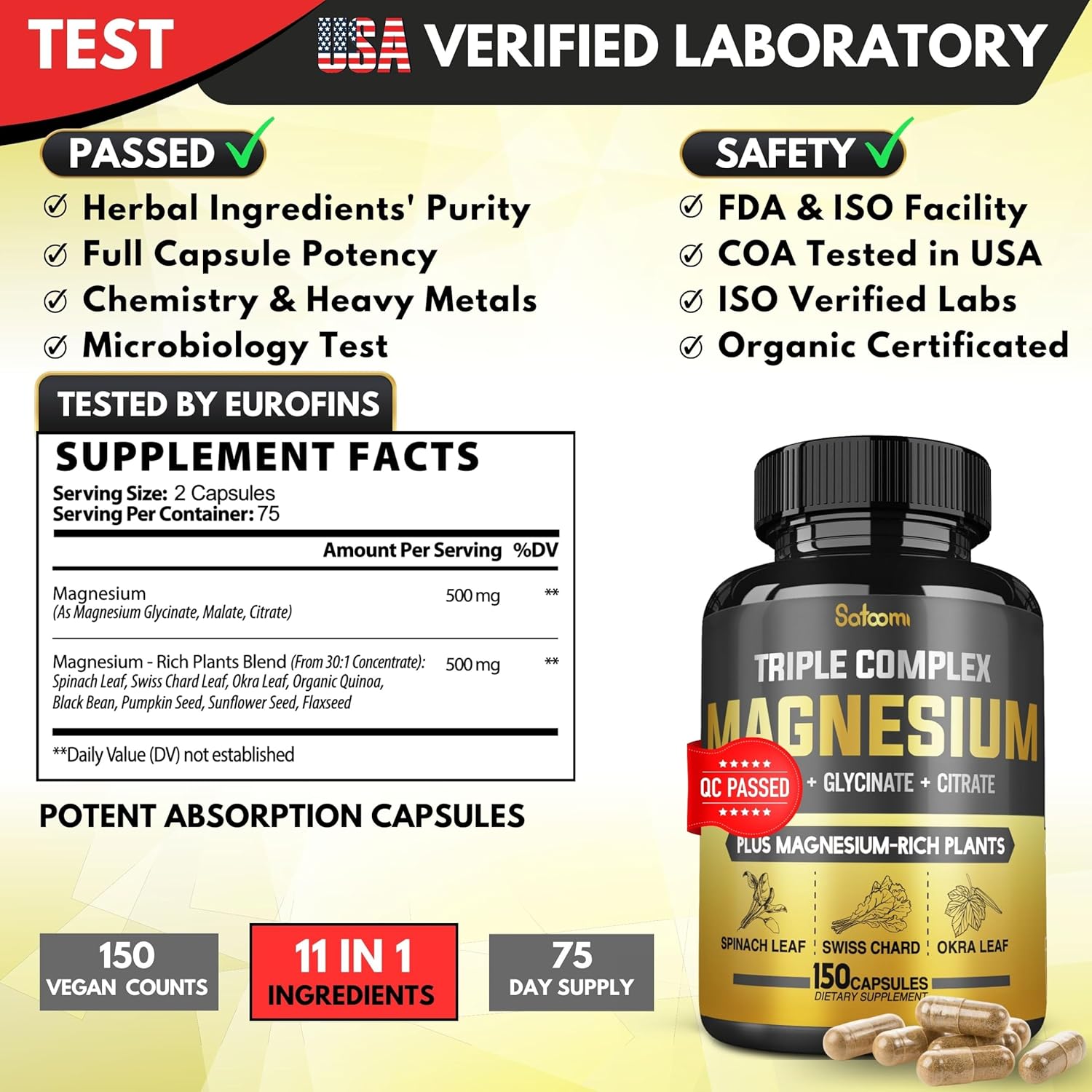 Triple Magnesium Complex Supplement 