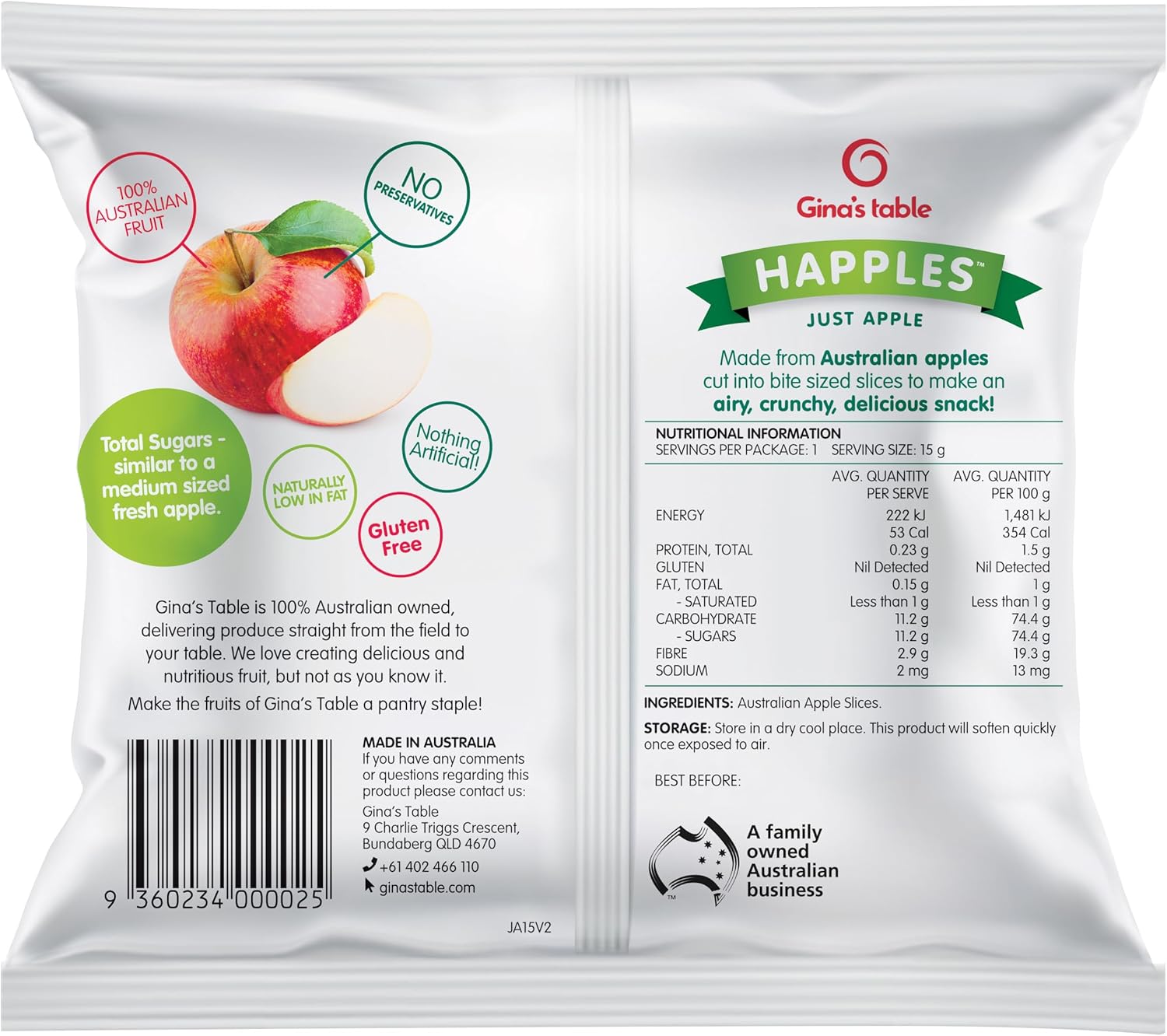 Crispy Apple Slices - Freeze Dried 