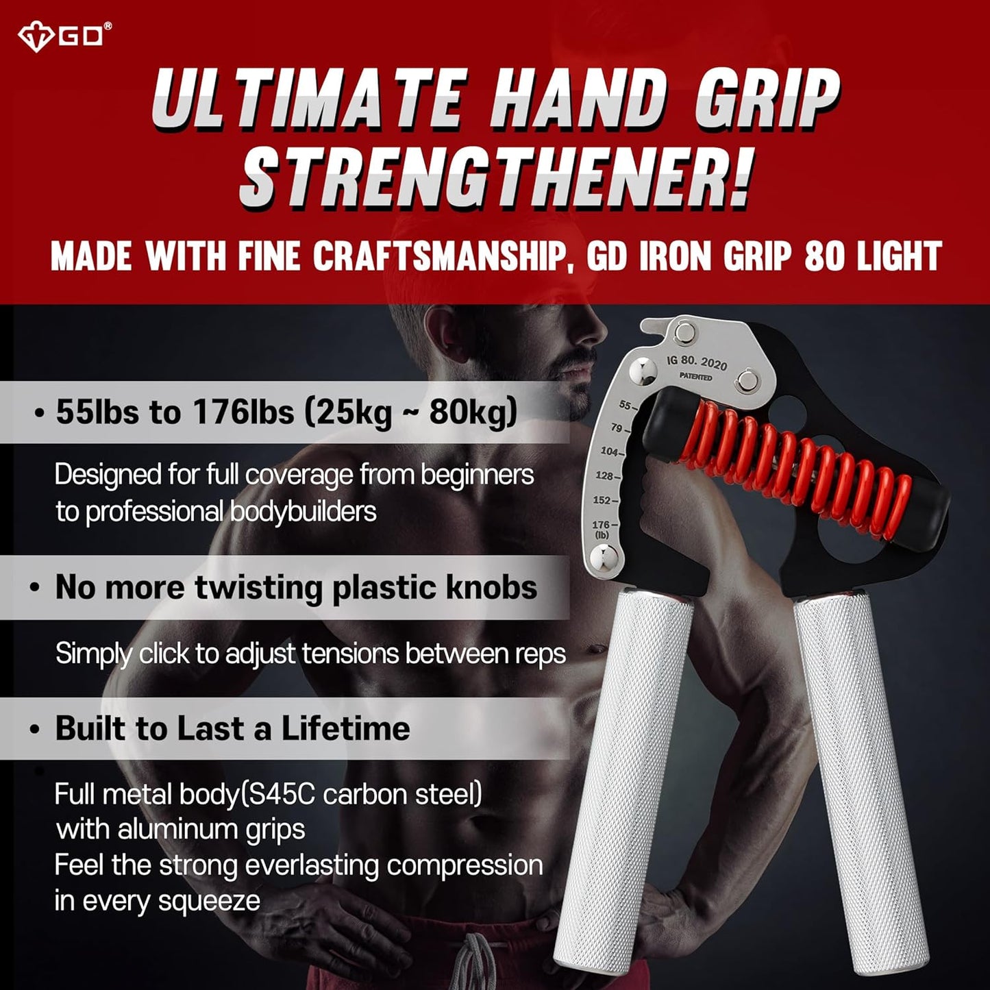 Iron Grip Hand Grip Strengthener