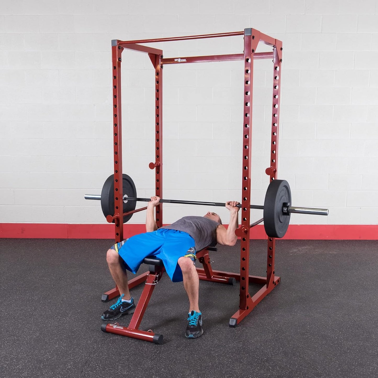 Fitness Power Rack Red