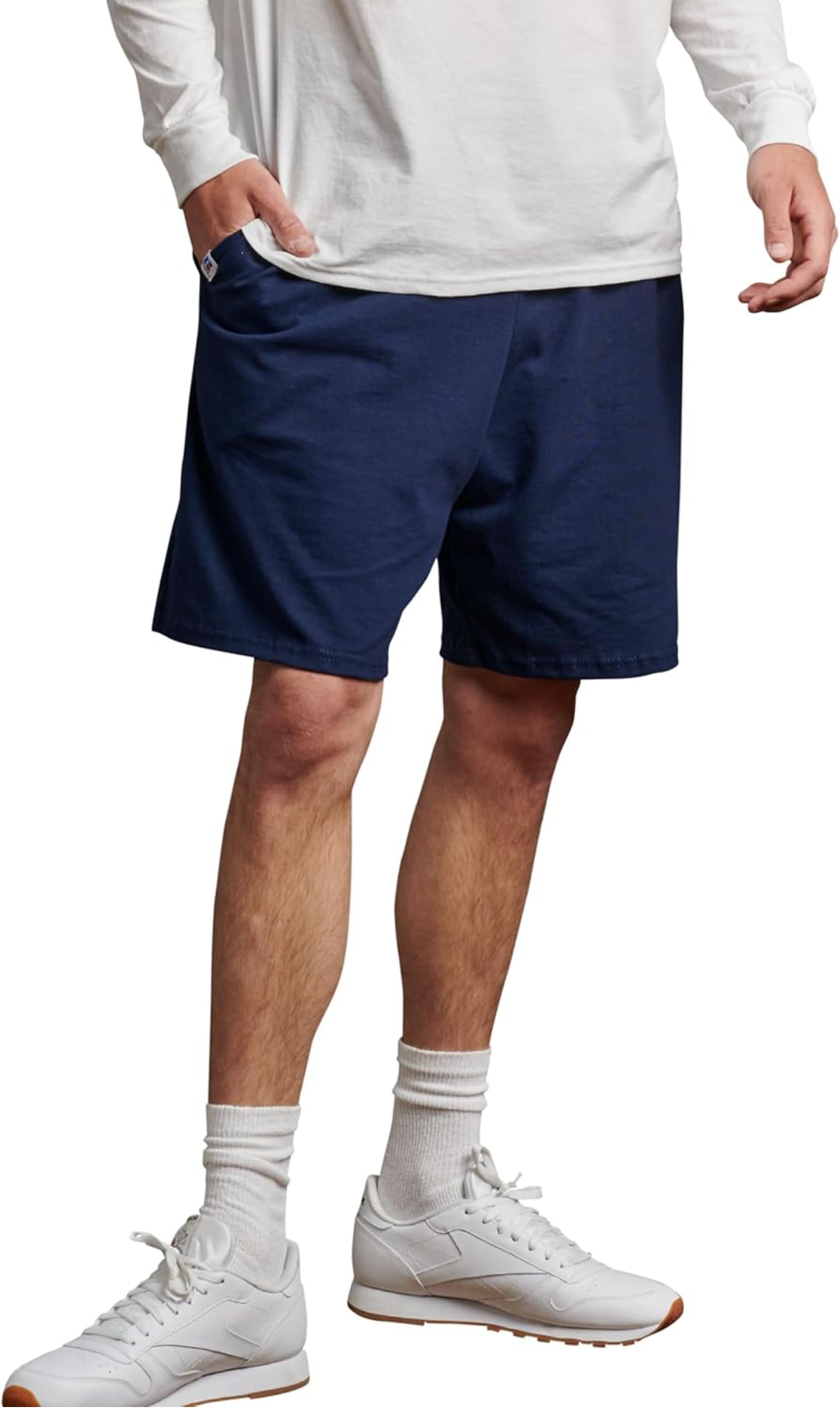 Athletic Men's Cotton Baseline Short with Pockets