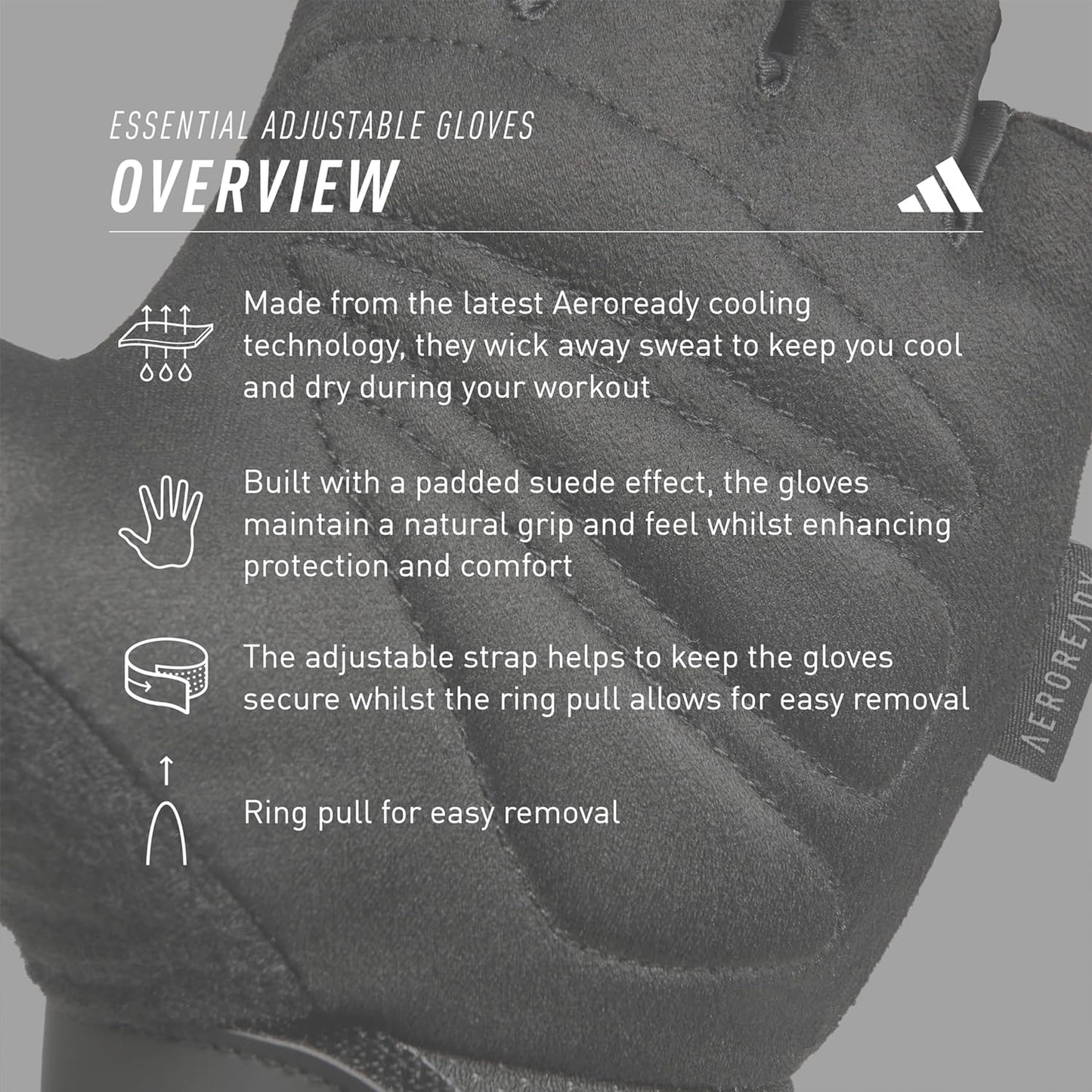 adidas Essential Adjustable Gloves