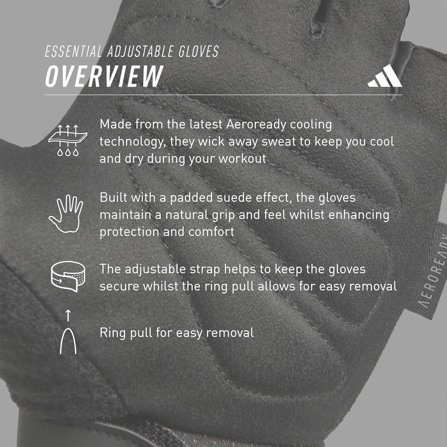 adidas Essential Adjustable Gloves