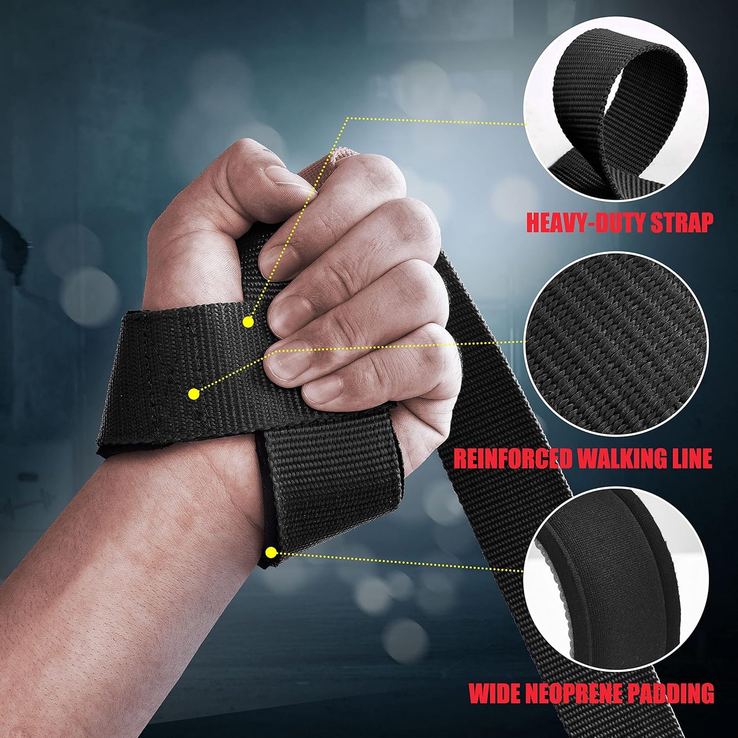 Wrist Straps for Weight Lifting