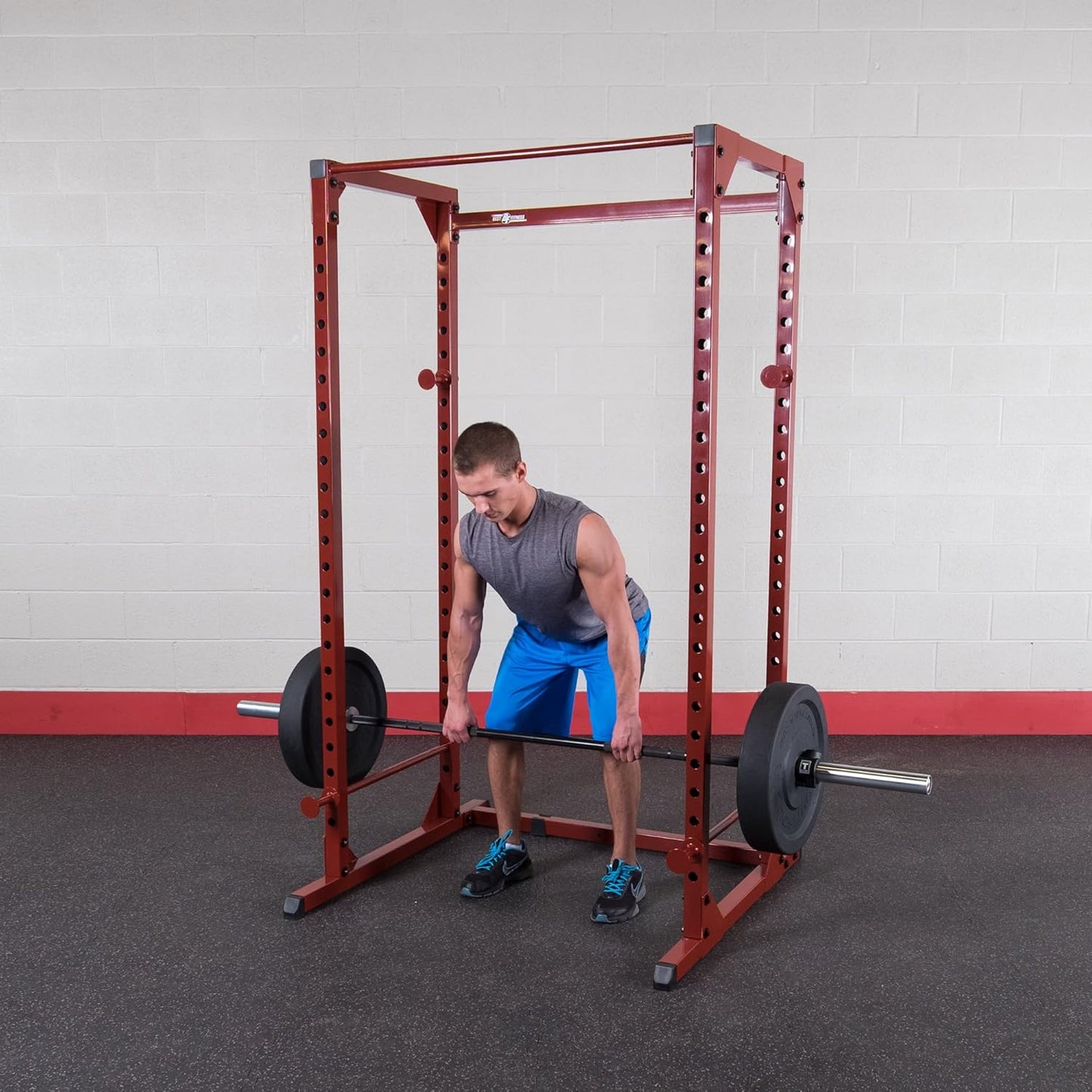 Fitness Power Rack Red