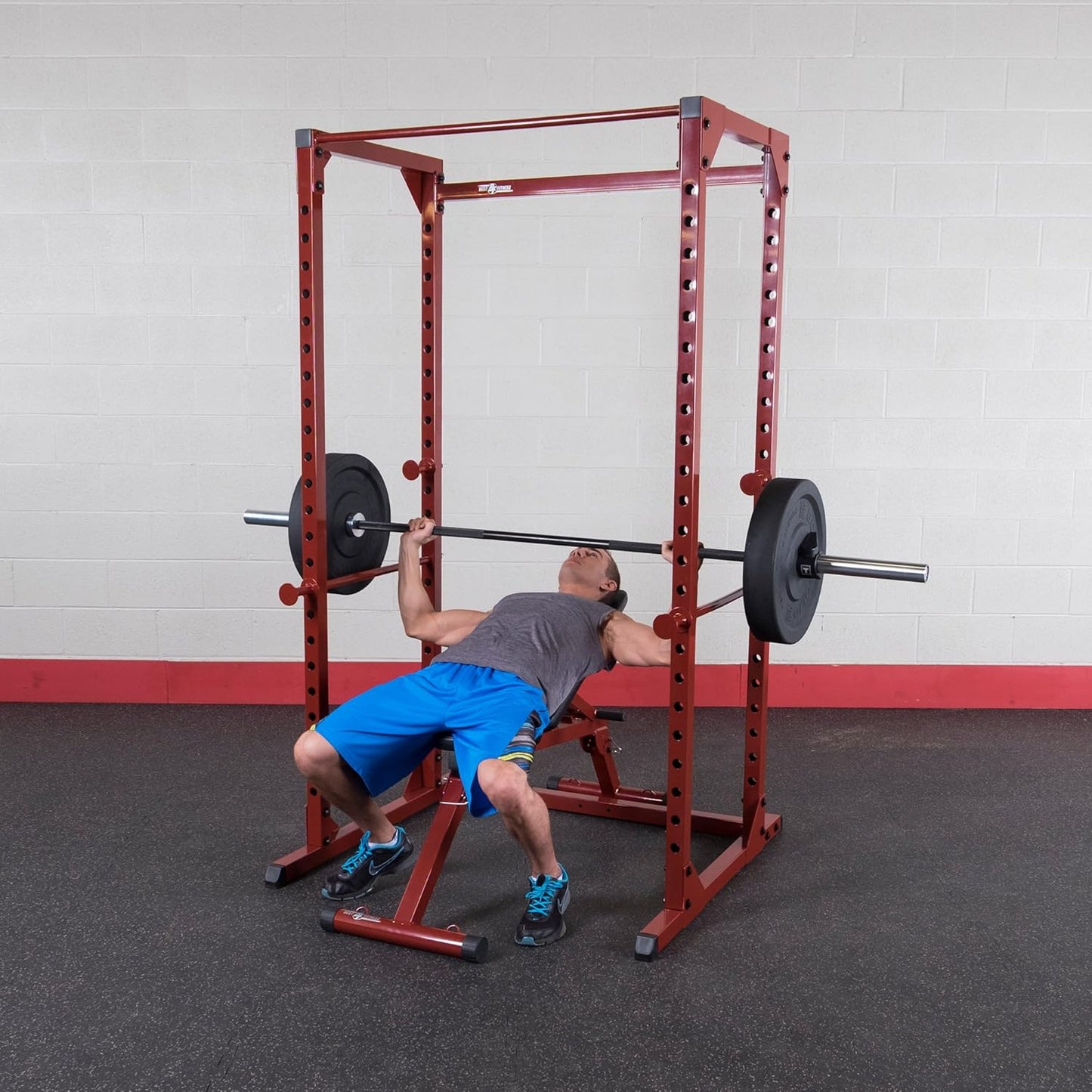 Fitness Power Rack Red