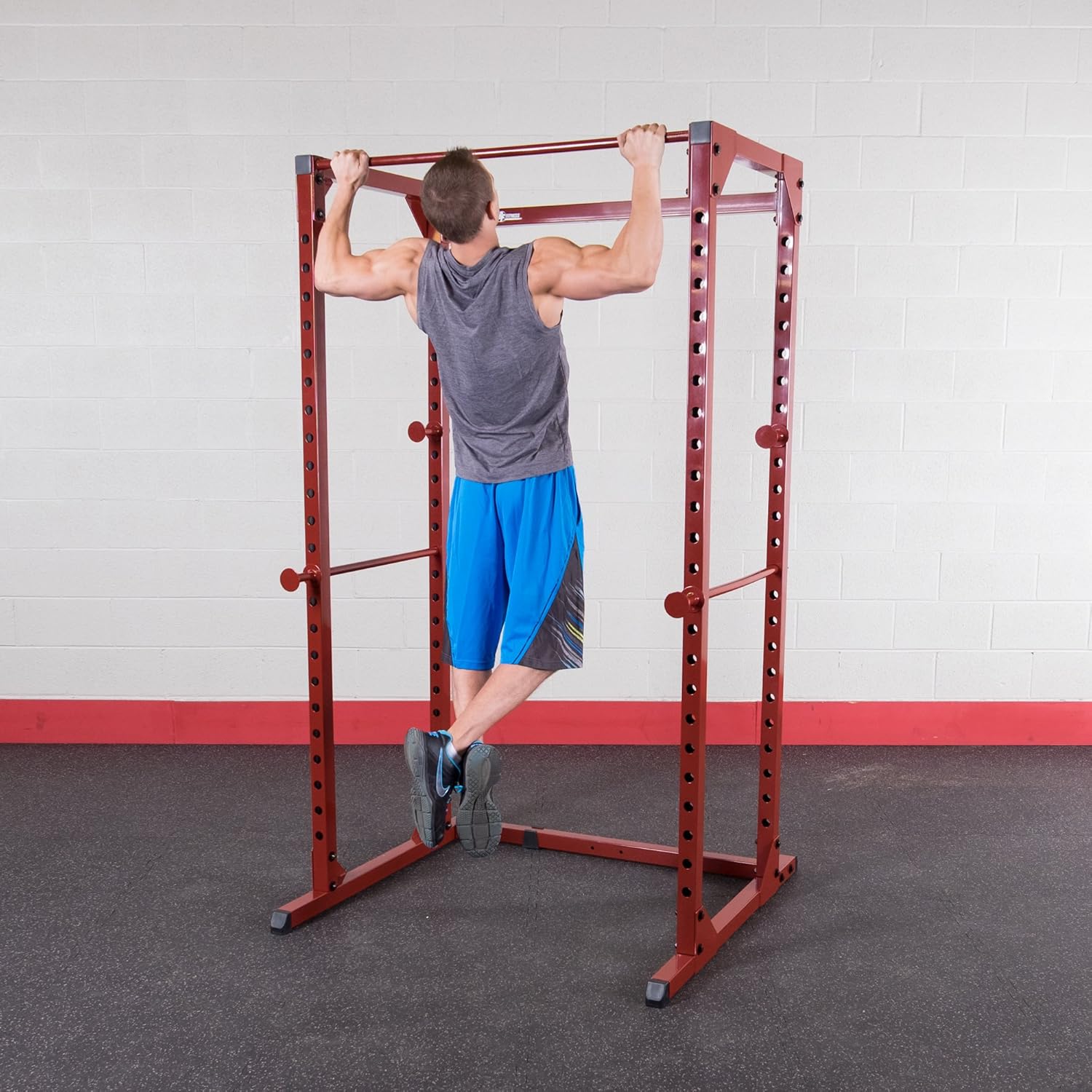 Fitness Power Rack Red