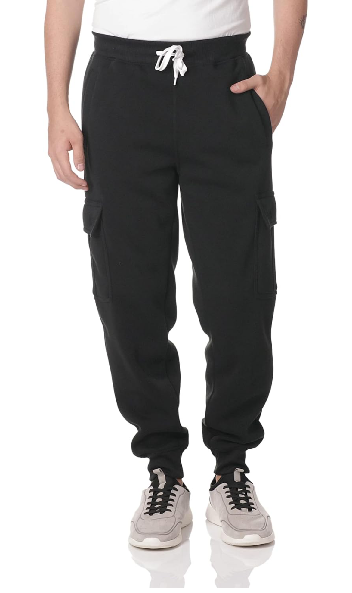 Men's Active Basic Jogger Fleece Pants