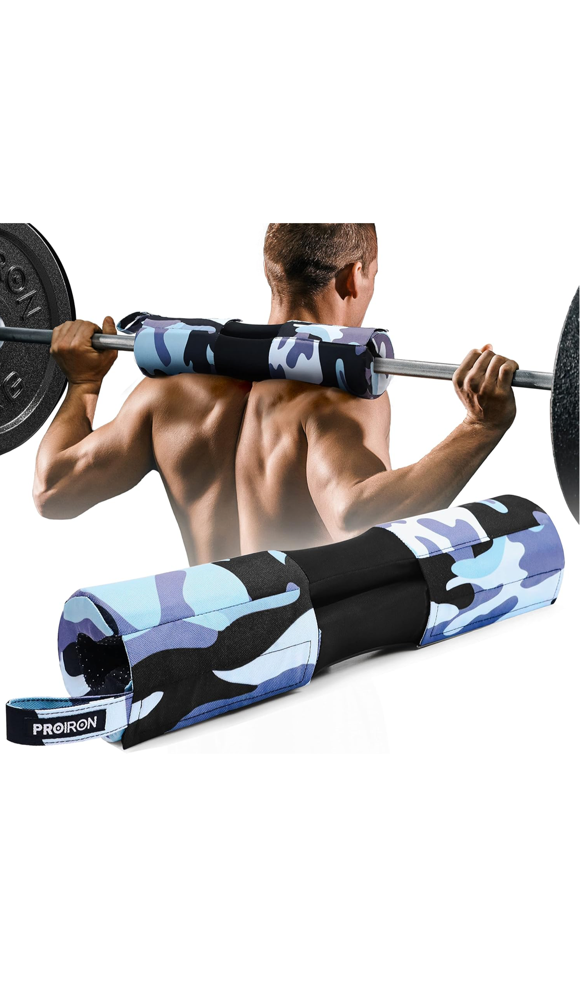 Barbell Squat Pad - Adjustable Neck & Shoulder