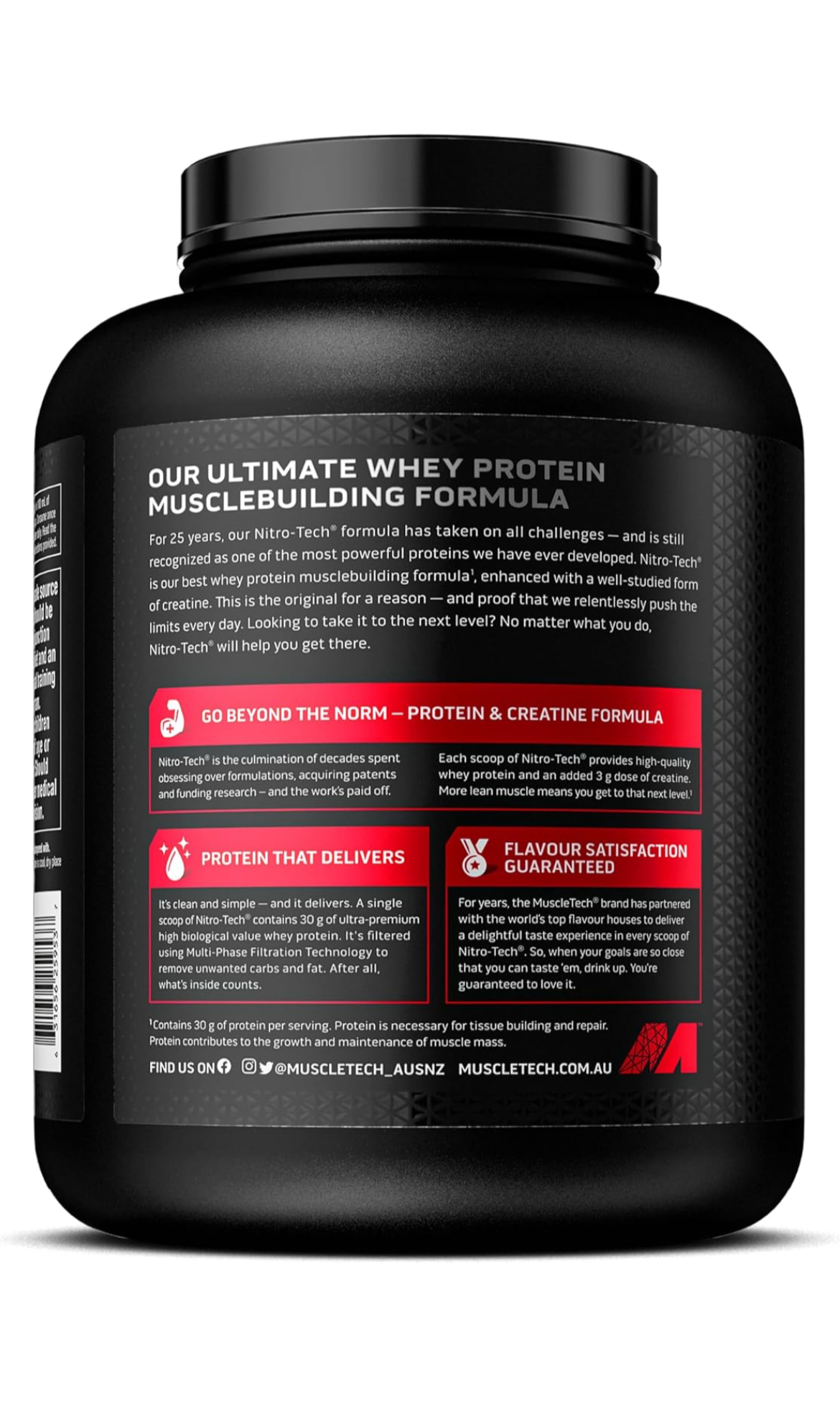 Whey Protein Powder - 1.8kg