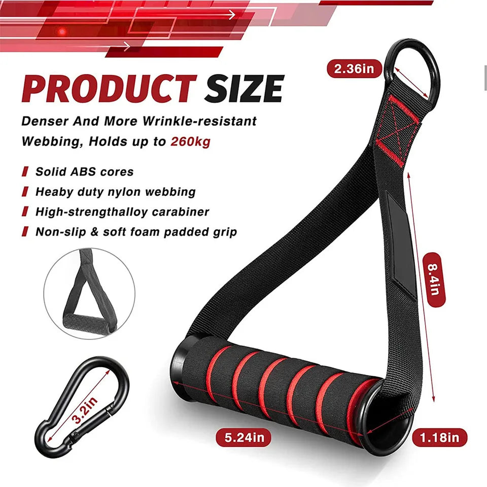 D-Ring Metal Gym Handles Grip