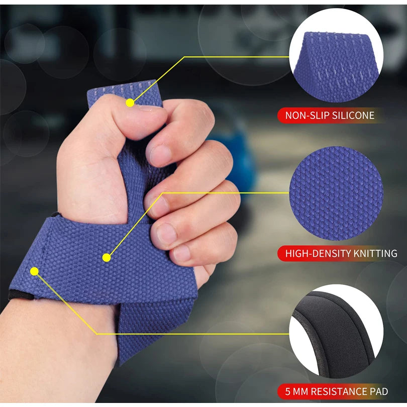 Weightlifting Straps 1 Pair Lifting Wrist