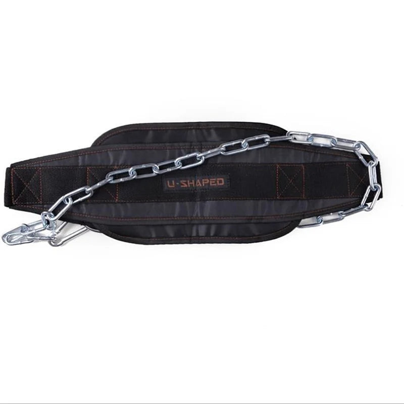 Thicken Weight Lifting Belt With Chain